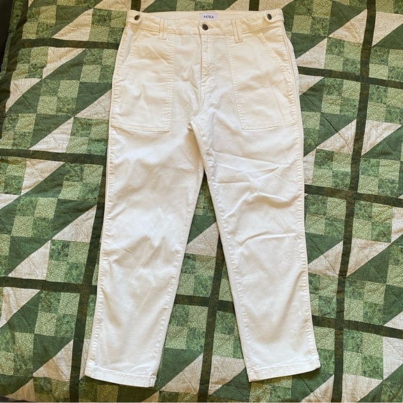 Pistola High Waisted Pant Trouser Size 31‎ Ankle Office Casual Belt Loops - Picture 3 of 15